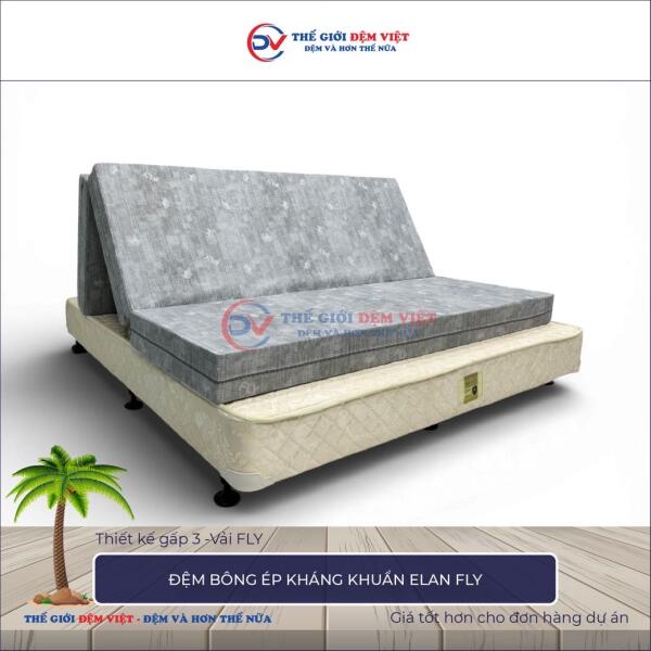 Đệm bông ép kháng khuẩn Elan FLY